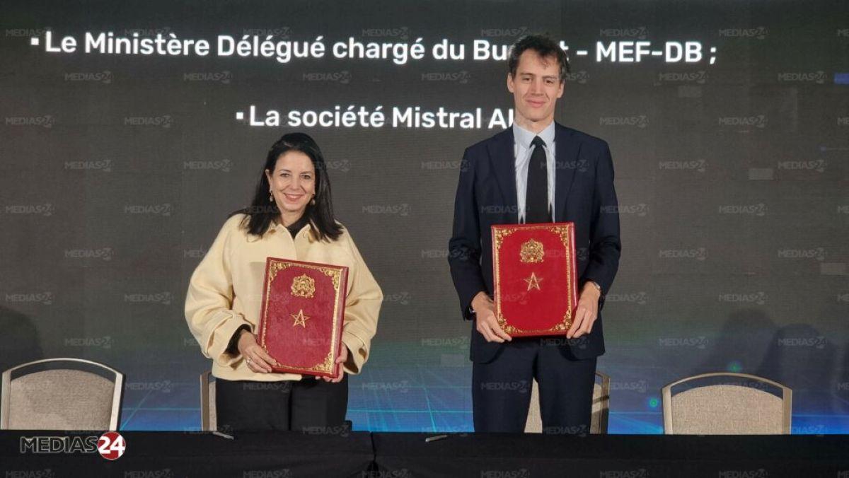 Photos du partenariat Maroc–Mistral AI et des premières briques IA en darija